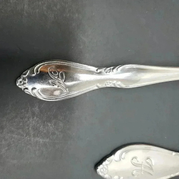 Flatware Stainless Steel Korea Letter "H" Engraved On Handle - Picture 10 of 13